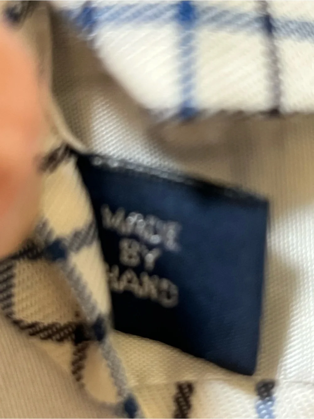 Polo Ralph Lauren White Tie with Navy Black Windowpane and Red Pony USA 1990s